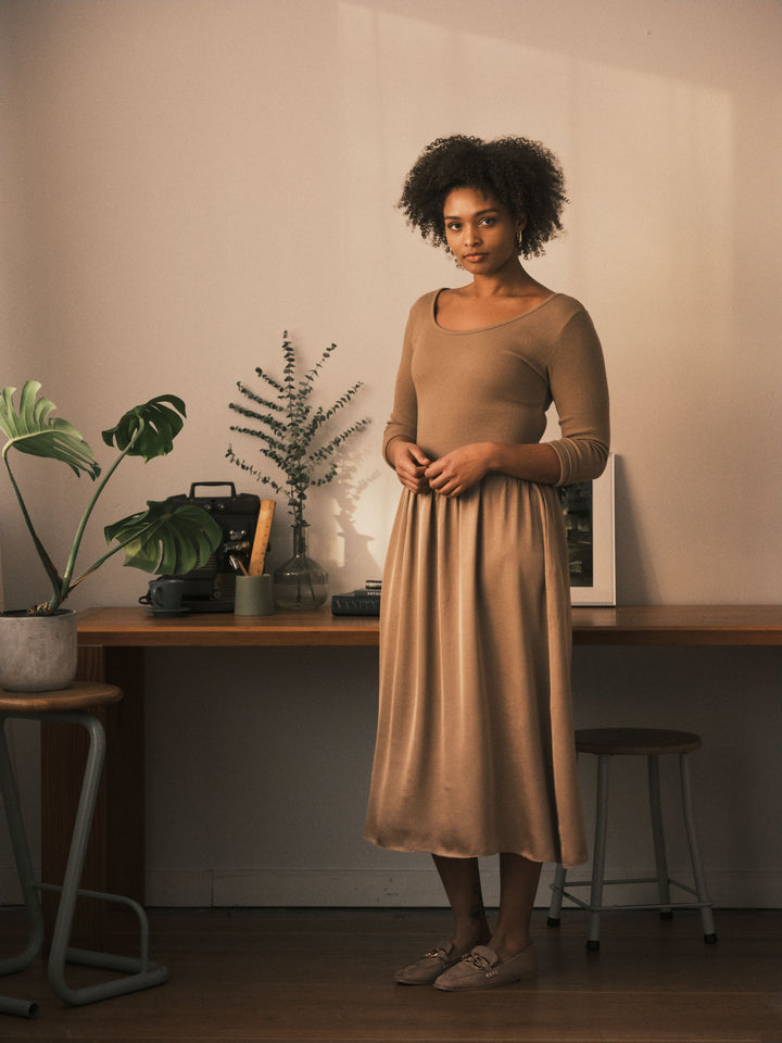 Ribbed/Viscose Dress