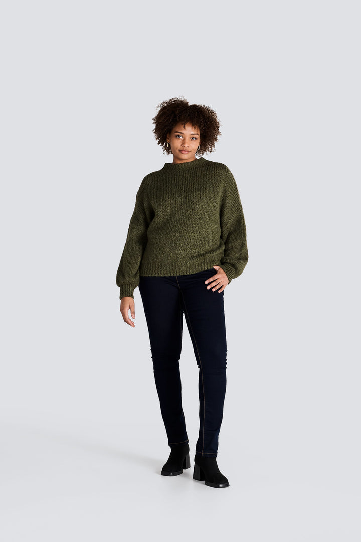 Chunky Mock Neck Sweater