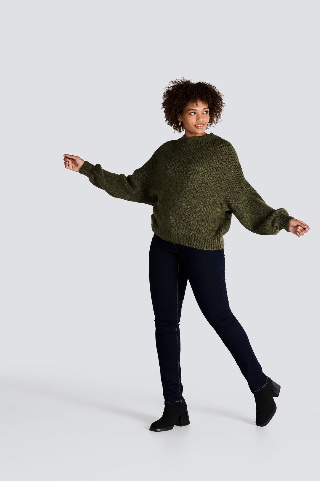 Chunky Mock Neck Sweater