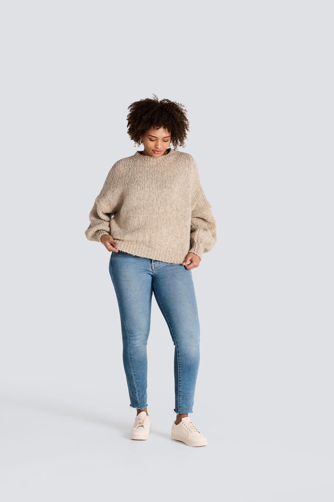 Chunky Mock Neck Sweater